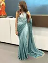 DAC Tassles Designer Chinon Silk Party Wear Readymade Sarees Wholesale Market In Surat